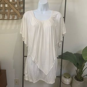 Ella Moss Cream Mini Dress | Tunic